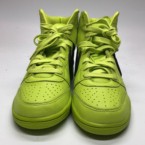 Mens Nike Dunk Hi/Ambush Green/Black CU7544-300 USED R Mark inside Sz 7.5 - Picture 3 of 10